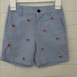 Janie & Jack American Flag Embroidery pants